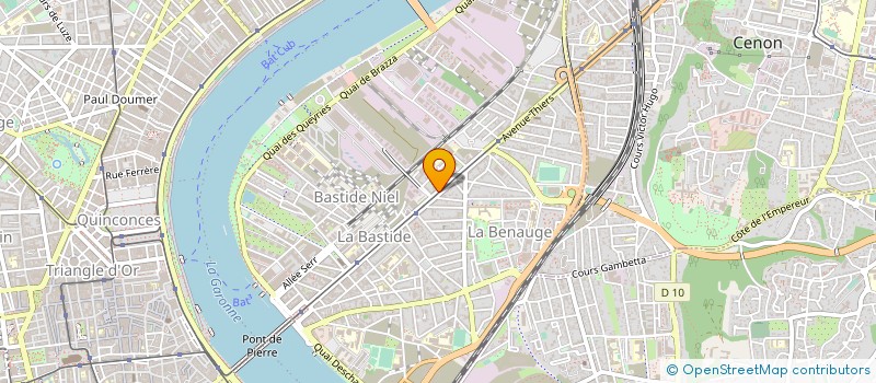 localisation de l'entreprise CA2 SPORT à BORDEAUX