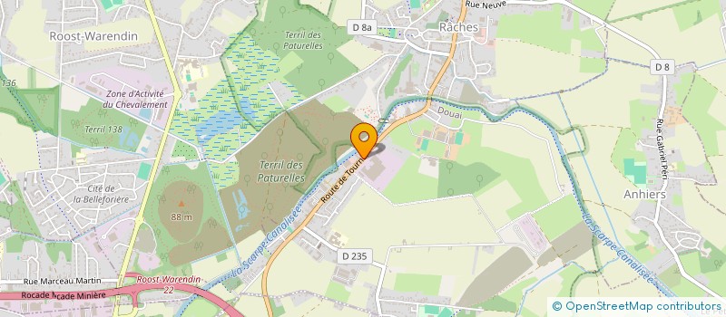 localisation de l'entreprise CA2M à DOUAI
