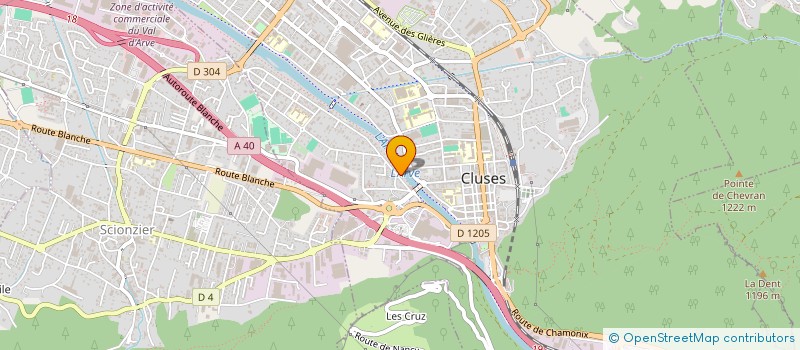 localisation de l'entreprise CA2P CONSULT à CLUSES