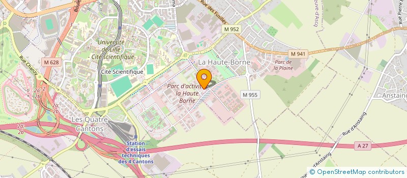 localisation de l'entreprise CAA-G à VILLENEUVE-D'ASCQ