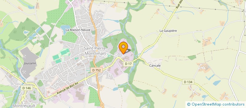 localisation de l'entreprise CAA IMMOBILIERE BEAU SOLEIL  MAUGES-SUR-LOIRE