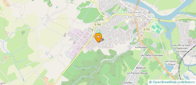 localisation de l'entreprise CAA IMMOBILIERE SAINT ELOI  MAUGES-SUR-LOIRE