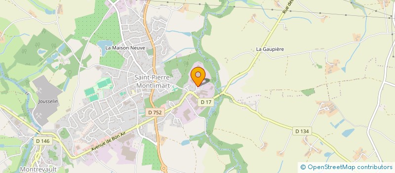 localisation de l'entreprise CAA IMMOG  MAUGES-SUR-LOIRE