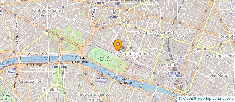 localisation de l'entreprise CAA SERVICES à PARIS