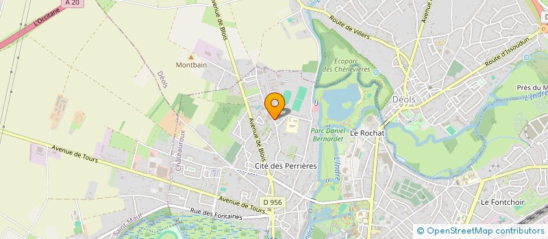 localisation de l'entreprise CAAC à CHATEAUROUX