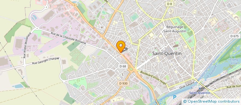 localisation de l'entreprise CAADEX à SAINT-QUENTIN