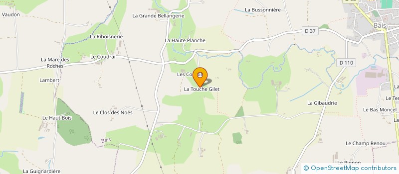 localisation de l'entreprise CAADIMMO  BAIS