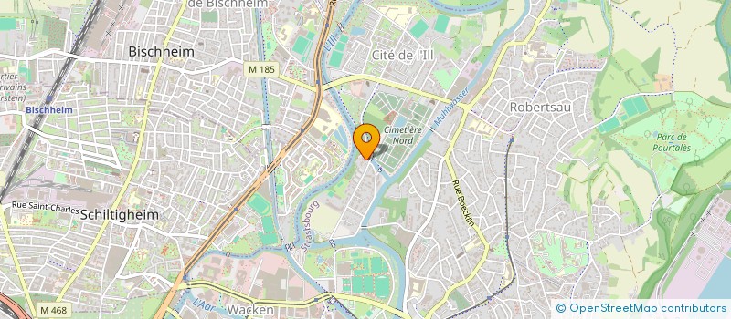 localisation de l'entreprise CAALIS à STRASBOURG
