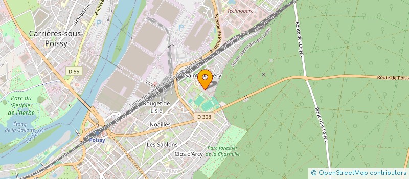 localisation de l'entreprise CAANO  POISSY