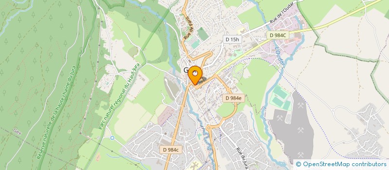 localisation de l'entreprise CAAP ARCHITECTEURS  GEX