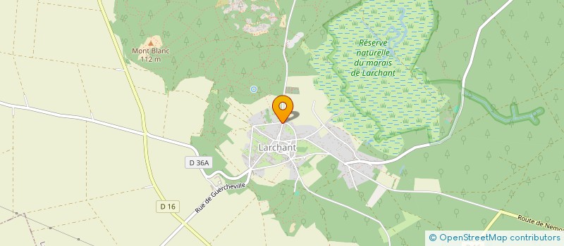 localisation de l'entreprise CAAP18  GUERCHEVILLE