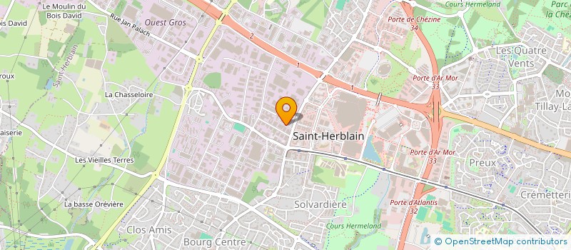 localisation de l'entreprise CAAPOCEAN  SAINT-HERBLAIN