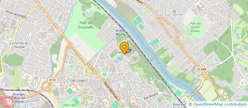 localisation de l'entreprise CAAPP à EVRY-COURCOURONNES