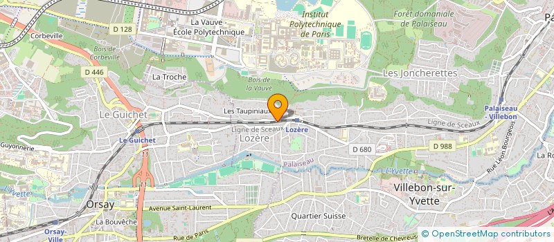 localisation de l'entreprise CAAPP IMMO 2021 à PALAISEAU