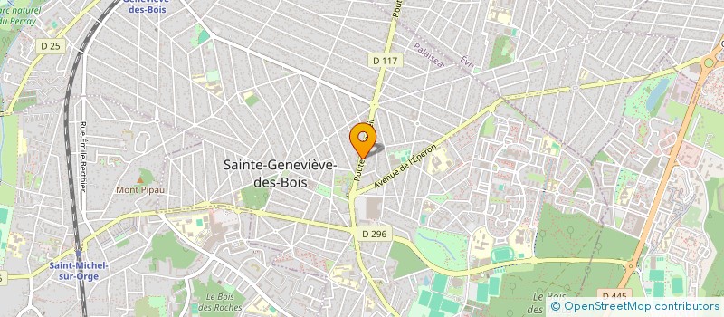 localisation de l'entreprise CAAPP SGDB à SAINTE-GENEVIEVE-DES-BOIS