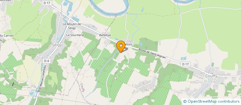 localisation de l'entreprise CAASA  COUFFY