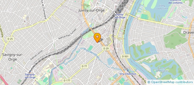 localisation de l'entreprise CAASHPAY à VIRY-CHATILLON