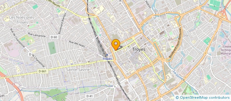 localisation de l'entreprise CAAT  TROYES