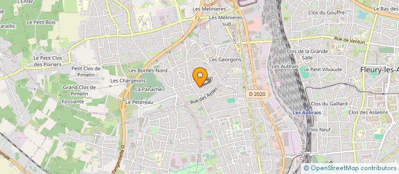localisation de l'entreprise CAB 45 à SARAN