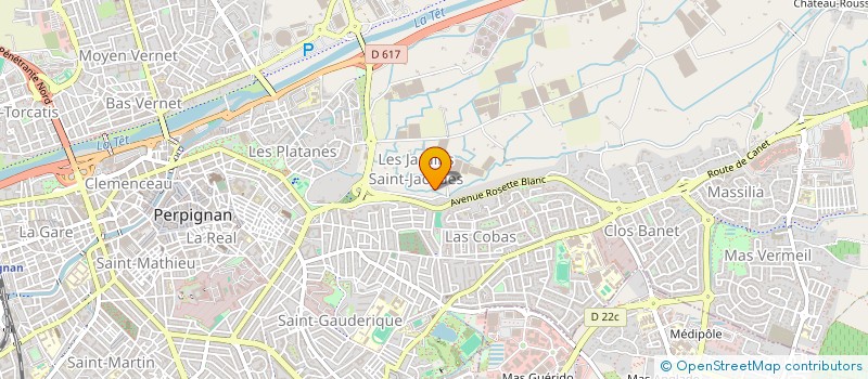 localisation de l'entreprise CAB 7.20  PERPIGNAN