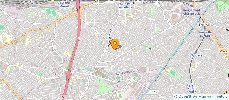 localisation de l'entreprise CAB  AULNAY-SOUS-BOIS