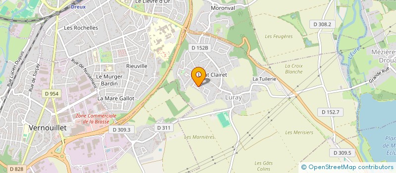 localisation de l'entreprise CAB à LURAY