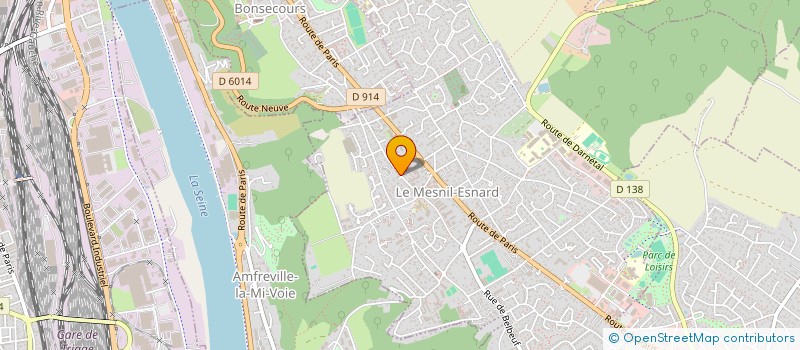 localisation de l'entreprise CAB  LE MESNIL-ESNARD