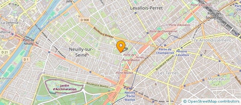 localisation de l'entreprise CAB à NEUILLY-SUR-SEINE
