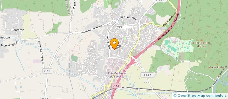 localisation de l'entreprise CAB A SABL  VENELLES