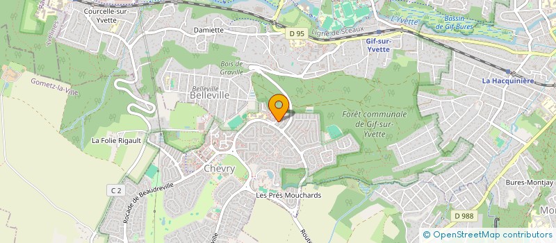 localisation de l'entreprise CAB ADMINISTRATIF FINANCIER ET ECON  GIF-SUR-YVETTE