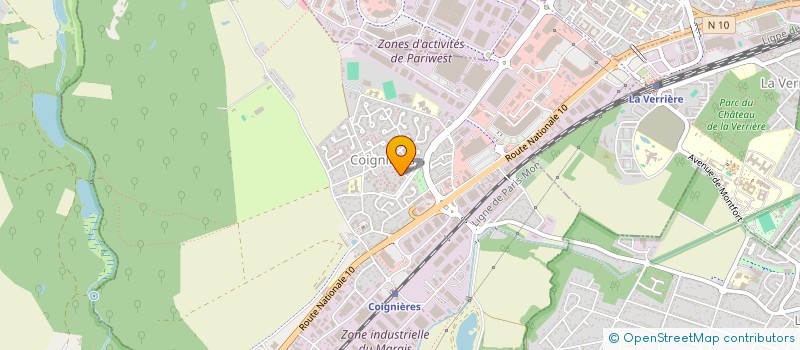 localisation de l'entreprise CAB ANALYSE RECHERCHE TRAITEMENT SUIVI  COIGNIERES