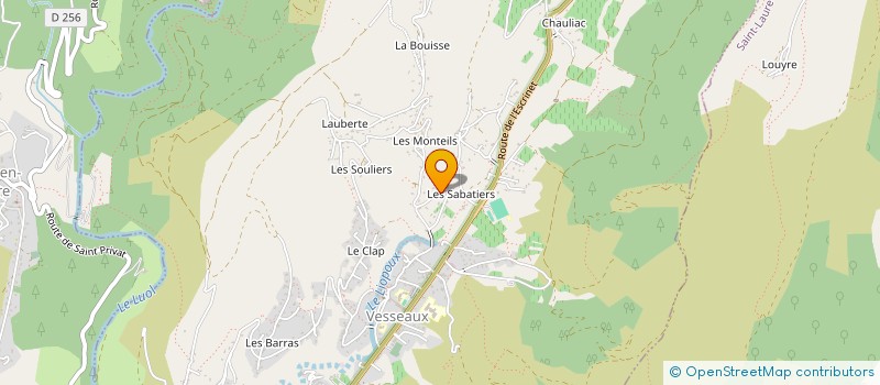 localisation de l'entreprise CAB AND DANCE  VESSEAUX