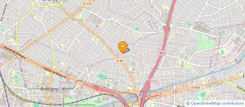 localisation de l'entreprise CAB AND DRIVE  BOBIGNY