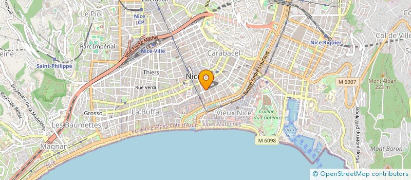 localisation de l'entreprise CAB ANTELMI-BONCOMPAGNI-MILLET AS  NICE