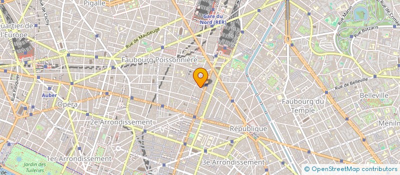 localisation de l'entreprise CAB ARC MODERN SC 74 R DU CHT D EAU P10  PARIS