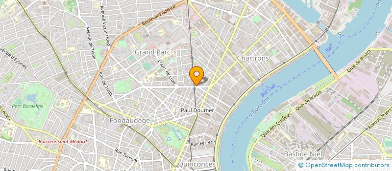 localisation de l'entreprise CAB AUDIT GEST COMPT TCHAKOUTO ASSOCIES à BORDEAUX