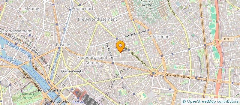 localisation de l'entreprise CAB AUDIT MARKETING CONSEIL INT PARIS  PARIS