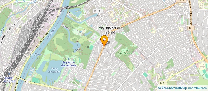 localisation de l'entreprise CAB AUTO  VIGNEUX-SUR-SEINE