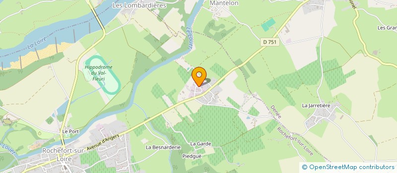 localisation de l'entreprise CAB BINEAU  ROCHEFORT-SUR-LOIRE