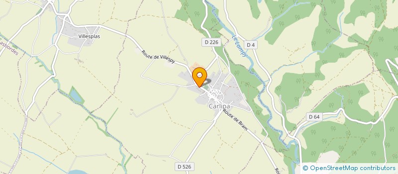 localisation de l'entreprise CAB'CG  CARLIPA