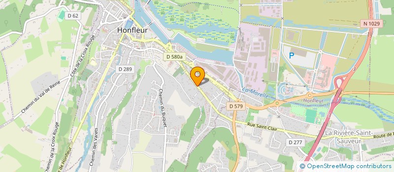 localisation de l'entreprise CAB & CO à HONFLEUR