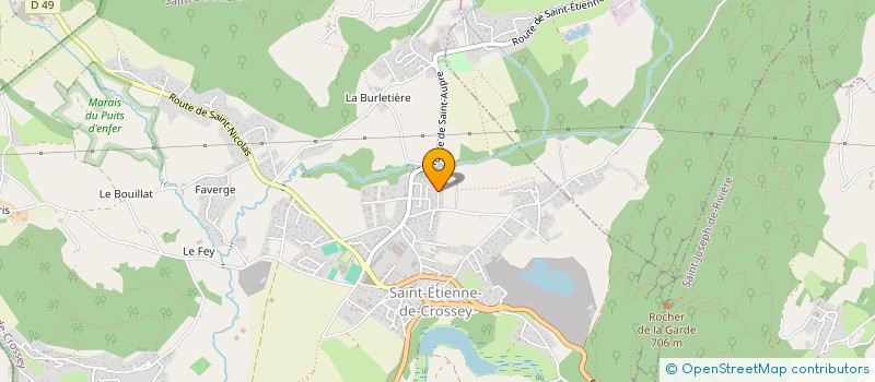 localisation de l'entreprise CAB COCON  SAINT-ETIENNE-DE-CROSSEY