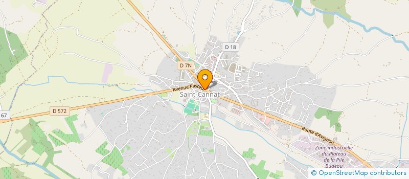 localisation de l'entreprise CAB COIFFURE  SAINT-CANNAT