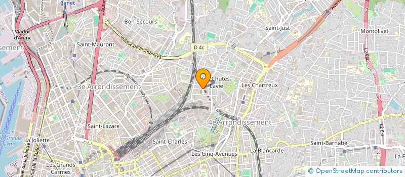 localisation de l'entreprise CAB / COMPAGNIE ARTISTIQUE BURUDANI à MARSEILLE 4EME