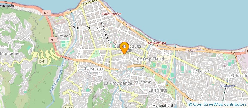 localisation de l'entreprise CAB CONSULT EN COMMUNIC & MARKETING OI à SAINT-DENIS