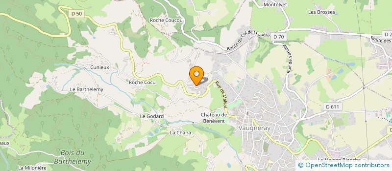 localisation de l'entreprise CAB CONSULTING & NETWORKING  VAUGNERAY