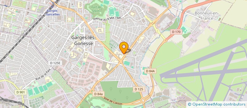 localisation de l'entreprise CAB COORDINATION AMENAGEMENT BATIMENT  GARGES-LES-GONESSE