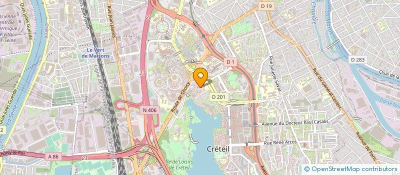 localisation de l'entreprise CAB D EUROPE  CRETEIL