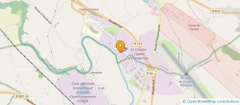 localisation de l'entreprise CAB D'EXPERTISE COMPTABLE GAILLACOIS  CASTRES