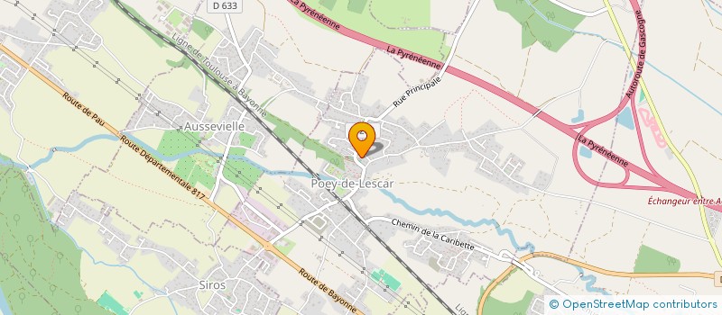 localisation de l'entreprise CAB DENT'R  POEY-DE-LESCAR